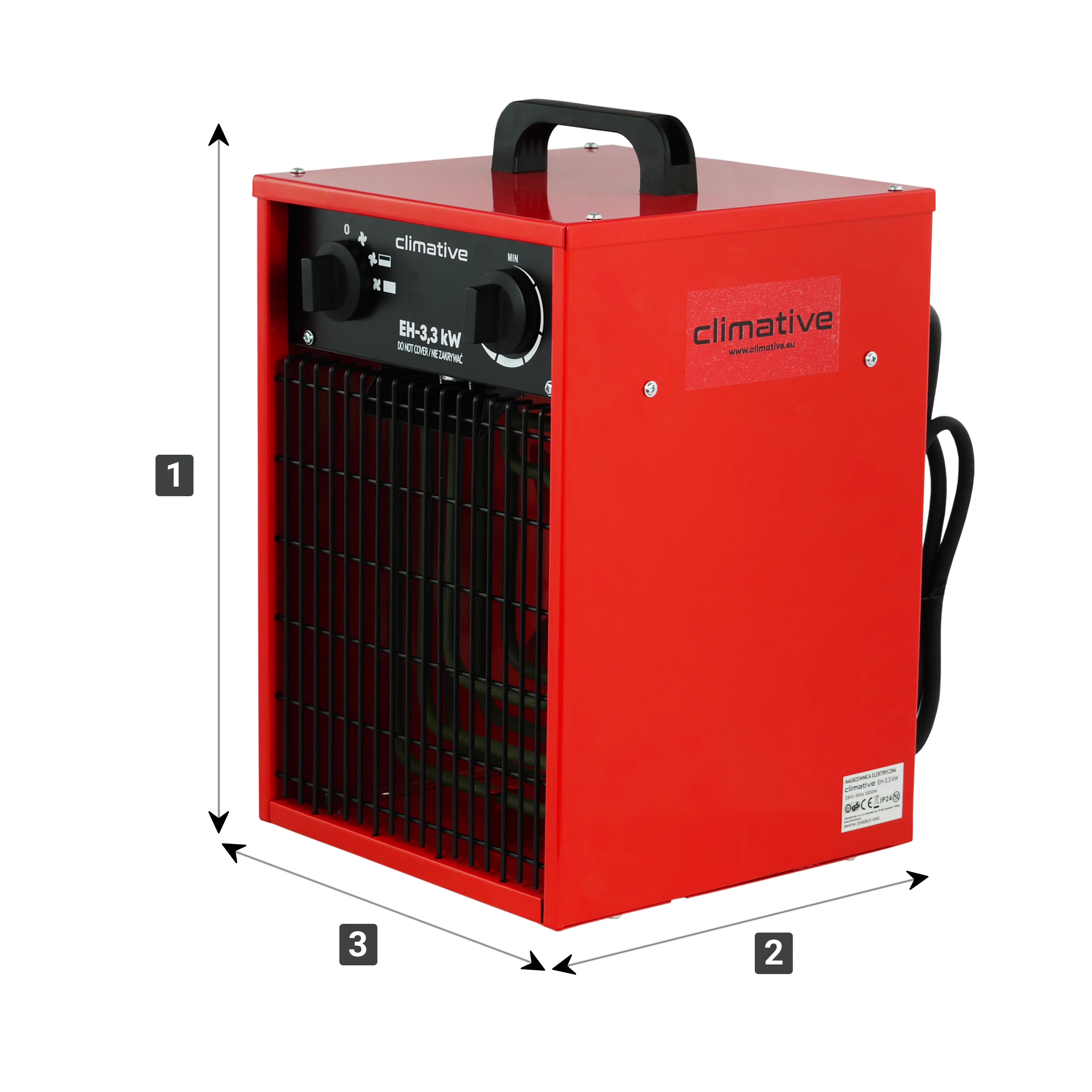 Climative EH-3,3 z boku