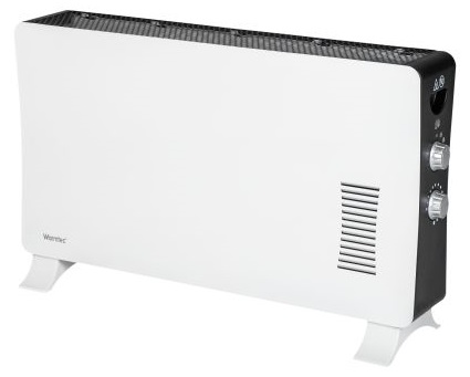 Grzejnik elektryczny Warmtec EWH-2000W na białym tle