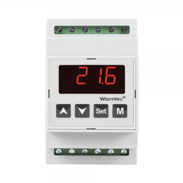 Regulator temperatury Warmtec 
            RSD2K-16/16 na białym tle