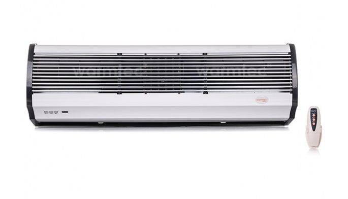 Kurtyna powietrzna Warmtec WRM06+ na białym tle