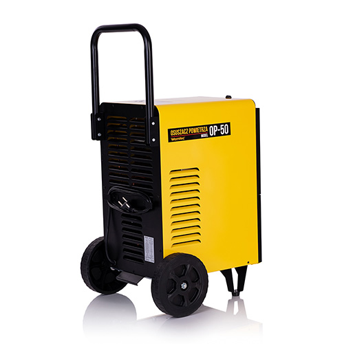 Osuszacz powietrza budowlany Warmtec OP-50 na białym tle