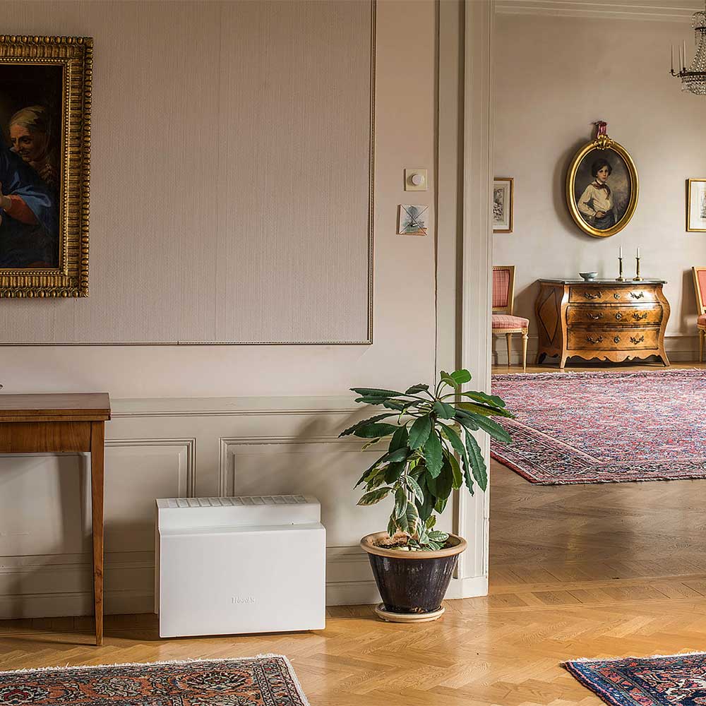 Nawilżacz powietrza Woods VIENNA HSW100 w pomieszczeniu