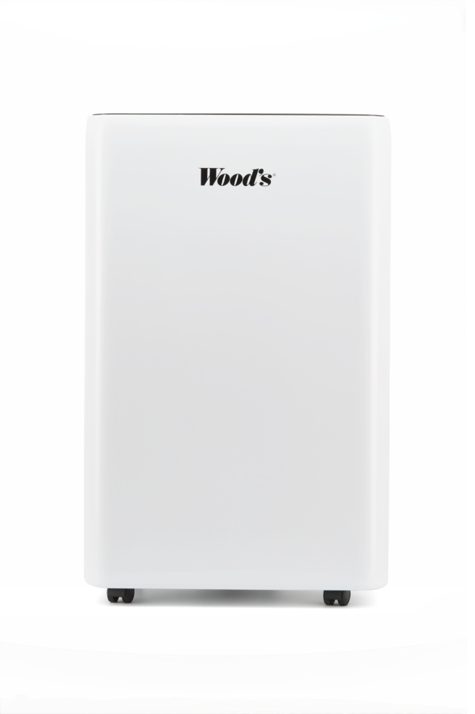 Osuszacz powietrza Woods MRD25 Wi-Fi z przodu