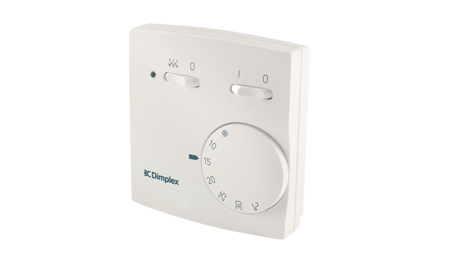 Regulator temperatury Dimplex RT 202 na białym tle