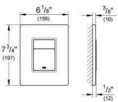 Przycisk WC, SKATE COSMOPOLITAN, powłoka tynanowa 38732BR0 GROHE