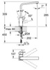 Eurocube - jednouchwytowa bateria kuchenna 31255000 GROHE