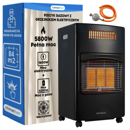 Elektryczny piecyk gazowy Climative EGH-58 HybridHeat