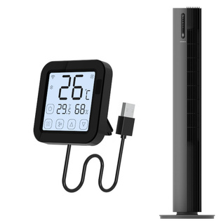 Wentylator kolumnowy Climative Pure Air Plasma - Grafit + Sterownik WiFi Climative AC-S16 PRO