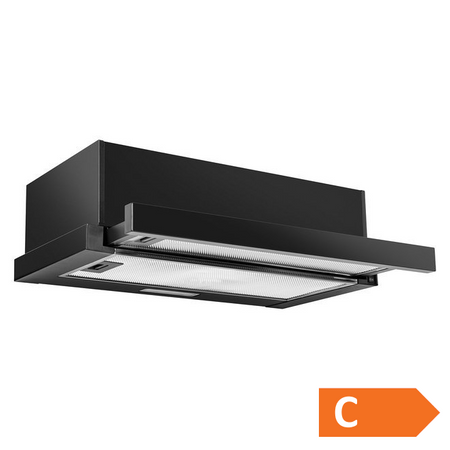 Okap podszafkowy Focus Treviso Black 50 cm