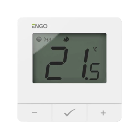 Internetowy regulator temperatury ZigBee/868 MHz natynkowy 24V ENGO E25-24W