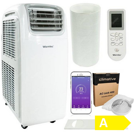 Klimatyzator przenośny Warmtec Morso KP40W WiFi + uszczelka okienna