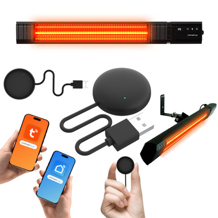 Promiennik podczerwieni Climative IRH-25 RAY +  Sterownik WiFi Climative AC-S06 PRO Chl002795
