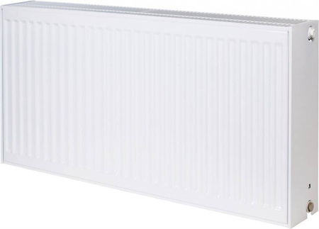Grzejnik PURMO C33 600x700, moc grzewcza: 1649W (75/65/20°C), grzejnik stalowy płytowy z podłączeniem bocznym, typ PURMO Compact, kolor biały RAL9016 F063306007010300
