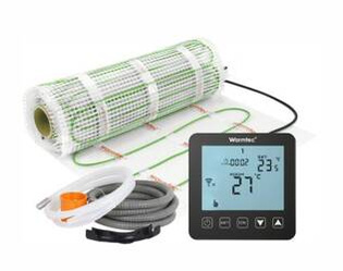 Zestaw elektrycznego ogrzewania podłogowego Warmtec DSE-50/PRT01-CZ (5 m2) Wi-Fi