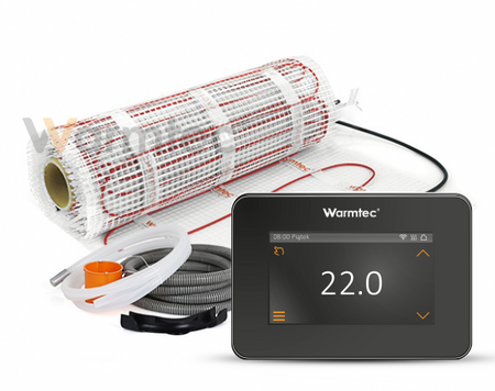Zestaw elektrycznego ogrzewania podłogowego Warmtec DS2-50/XTS-CZ (5 m2) Wi-Fi