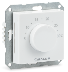 Podtynkowy przewodowy, podtynkowy, elektroniczny regulator temperatury - dobowy Salus BTR230(20)