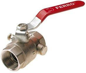 Zawór kulowy z odpowietrznikiem 6/4