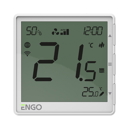 Internetowy podtynkowy regulator klimakonwektorów Wi-Fi 230V ENGO EFAN-230W
