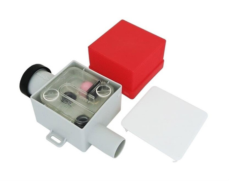 Syfon podtynkowy ISN32 do skroplin DN32 - 100x100 mm