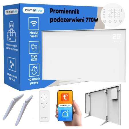Promiennik podczerwieni Climative IRH-077 WarmUp - Biały