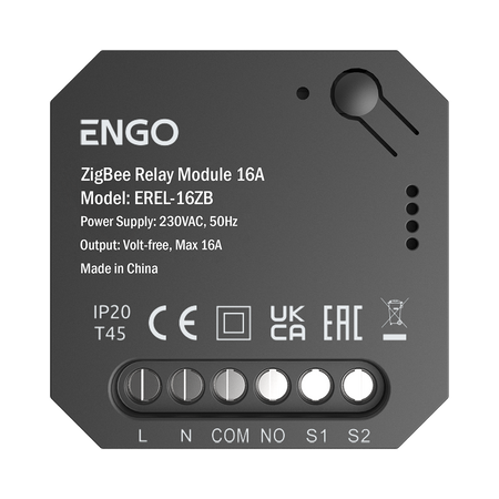 Inteligentny przekaźnik ZigBee ENGO Smart EREL-16ZB