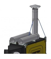 Zestaw mocujący komina do BV 471, 4240.567