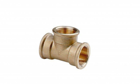 Trójnik mosiężny 6/4