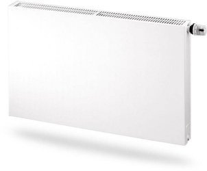 Grzejnik stalowy płytowy Plan, z gładką płytą czołową, podłączenie dolne, z osłonami i grillem, FCV22 lewy 300x800 (Plan Ventil Compact FCV) PURMO F0A2203008011310