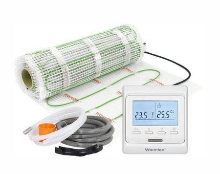 Zestaw elektrycznego ogrzewania podłogowego Warmtec DSE-70/T510 (7 m2)