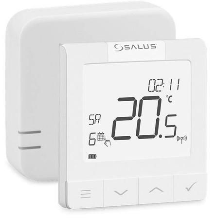 Natynkowy, akumulatorowy regulator temperatury OpenTherm Salus WQ610RF