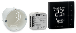 Przewodowy, cyfrowy regulator temperatury Salus VS30B+RM16-A