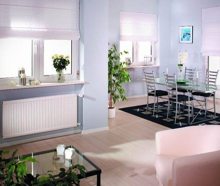 Grzejnik PURMO C22 550x1000, moc grzewcza: 1591W (75/65/20°C), grzejnik stalowy płytowy z podłączeniem bocznym, typ PURMO Compact, kolor biały RAL9016 F062205510010300