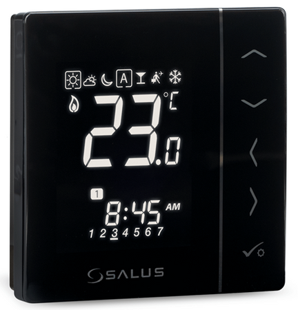 Podtynkowy, przewodowy, cyfrowy regulator temperatury SALUS VS30B