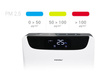 Oczyszczacz powietrza Warmtec AP168W + EcoLife Air Sensor