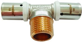 Trójnik zaprasowywany gz 25mm x 1