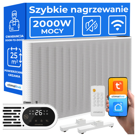 Grzejnik elektryczny MH-2000W Mica Elite WiFi Biały 