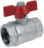 Zawór kulowy wodny z motylkiem 3/4