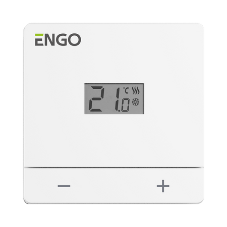 Przewodowy natynkowy regulator temperatury pokojowy 24V ENGO EASY-24W