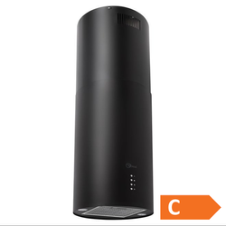 Okap wyspowy sufitowy Focus Shadow black