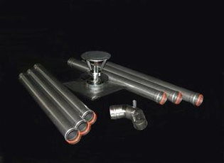 Pakiet kominowy DN 80 w szacht do kotłów turbo i kondensacyjnych ONSZACHT80 ONNLINE