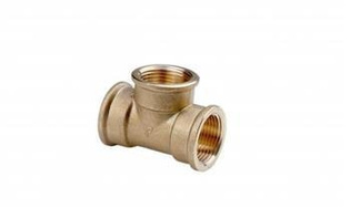 Trójnik mosiężny 2