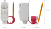 Mechaniczny termostat przylgowy z kapilarą SALUS AT10F