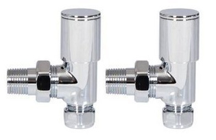 Zestaw zaworów kątowych 1/2