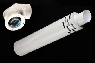 Zestaw poziomy przez ścianę 60/100 powietrzno-spalinowy do kotłów turbo firmy Termet ONPPS60100TERMT ONNLINE