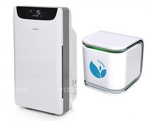 Oczyszczacz powietrza Warmtec AP168W + EcoLife Air Sensor