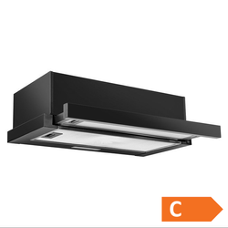 Okap podszafkowy Focus Treviso Black 50 cm