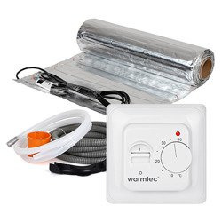 Zestaw ogrzewania podłogowego pod panele | Warmtec AL-60/T73 6 m²
