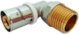 Kolano 90st zaprasowywane gz 25mm x 1