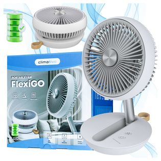 Wentylator Biurkowy Climative FlexiGO Akumulatorowy z USB 