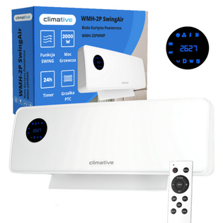 Kurtyna Powietrzna Climative WMH-2P SwingAir Biała